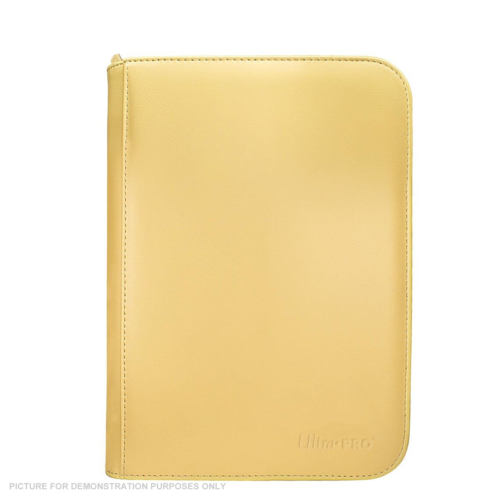 ULTRA PRO Binder - Vivid 4-Pocket Zippered Pro-Binder - YELLOW